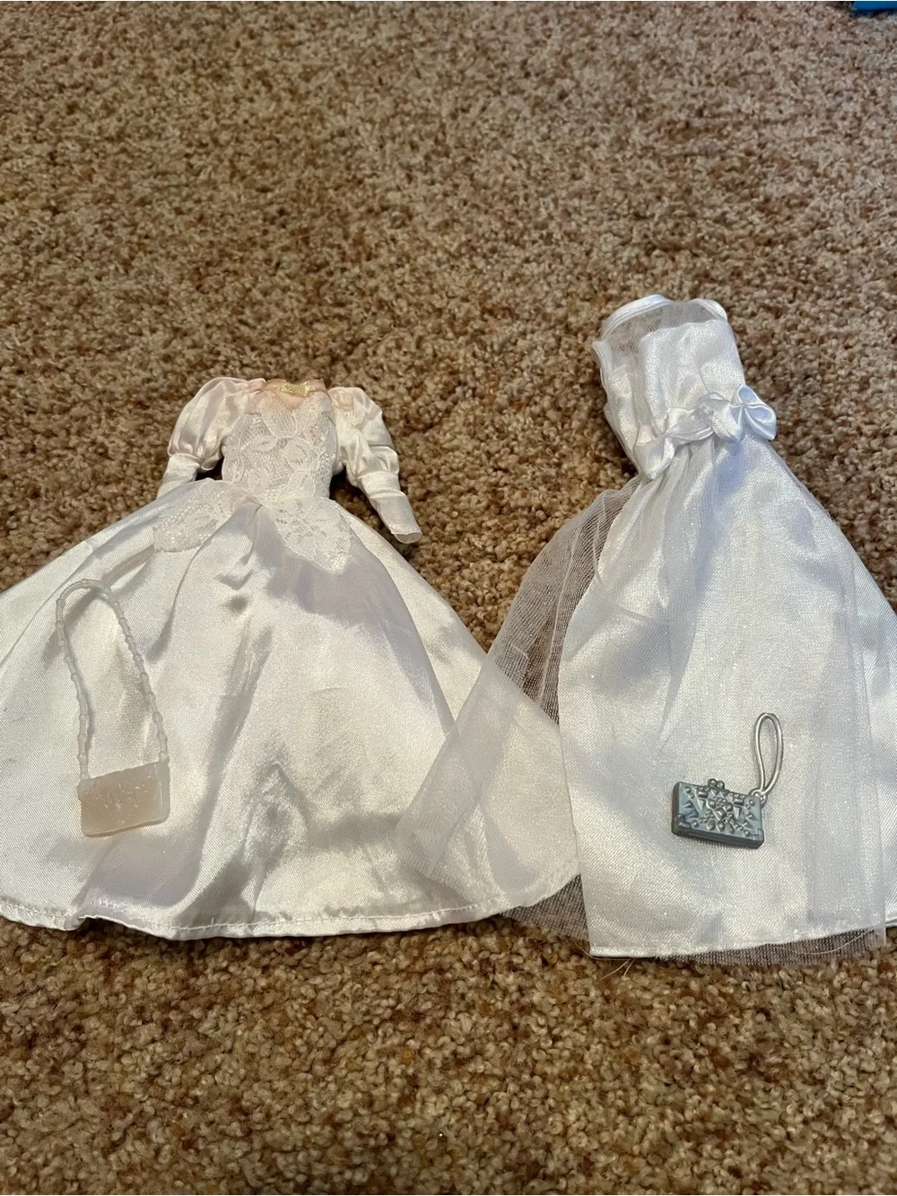 barbie clothes wedding dress BARWA Set White Wedding with Veil and Formal Suit Outfit for Boy & Girl Dolls : Toys & Games image With so many possibilities for play 510 Best Barbie Wedding Dresses